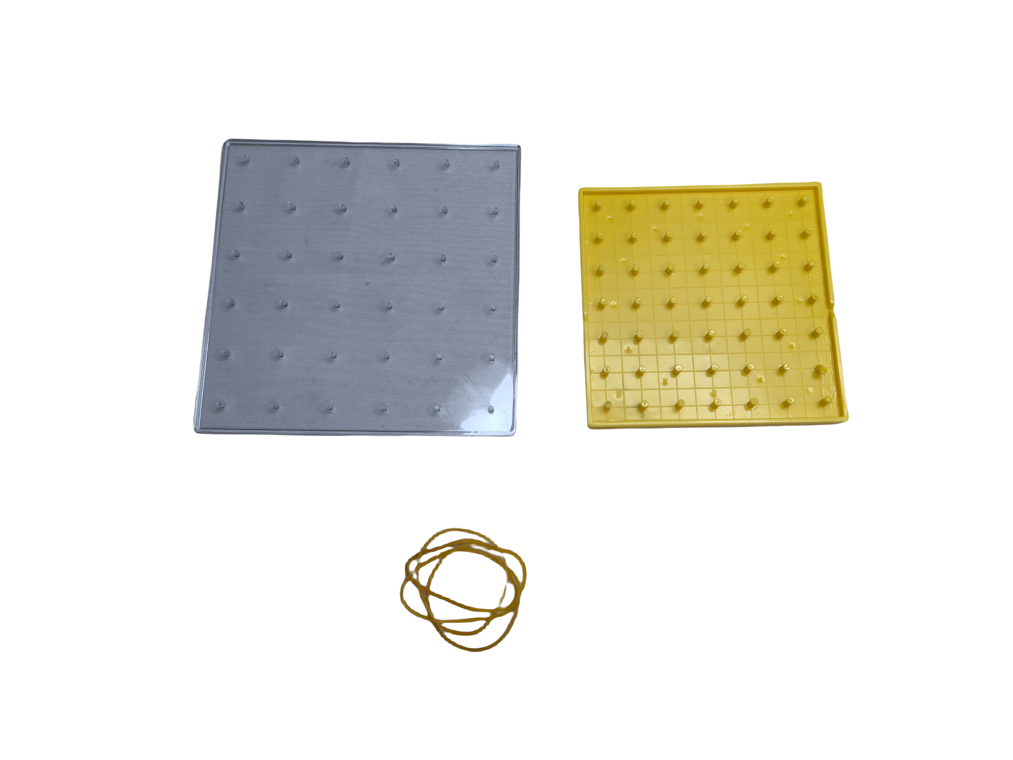 Plastic Geoboard - Mathematics Teaching Aid